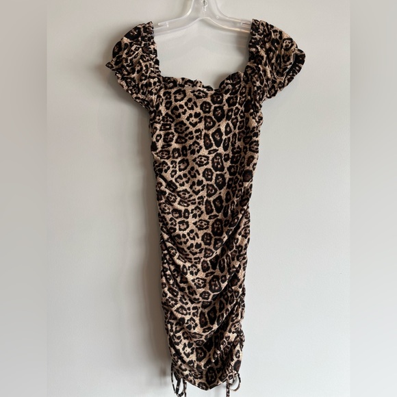 Leopard dress size m - Picture 2 of 4